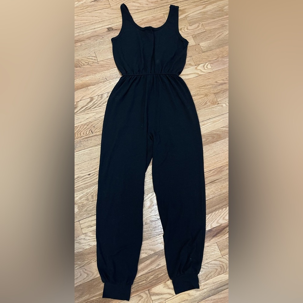 She + Sky Pocket Travelers Jumpsuit Black Size Small - Picture 4 of 7